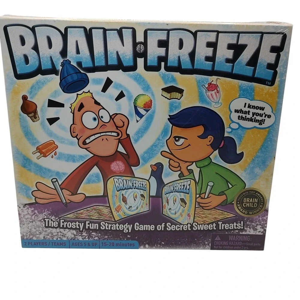 New Brain Freeze Game Fun Strategy Game Tillywig Toy Award 2018 Factory Sealed‎
